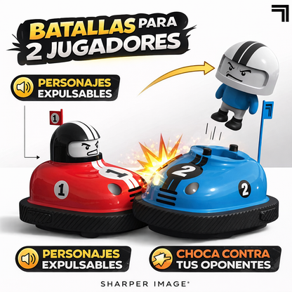 Coches de Choque Teledirigidos con Pilotos Expulsables – Juego para 2 Jugadores