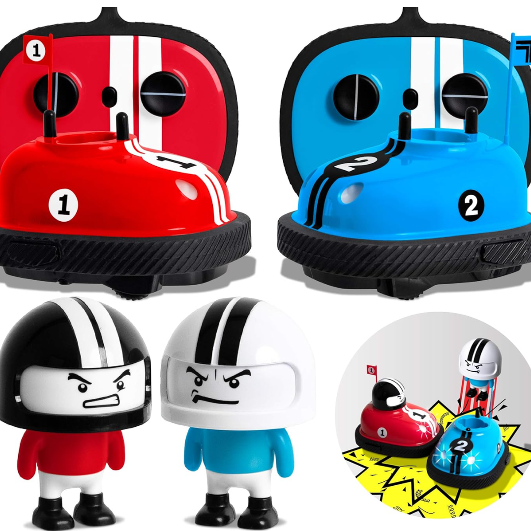 Coches de Choque Teledirigidos con Pilotos Expulsables – Juego para 2 Jugadores